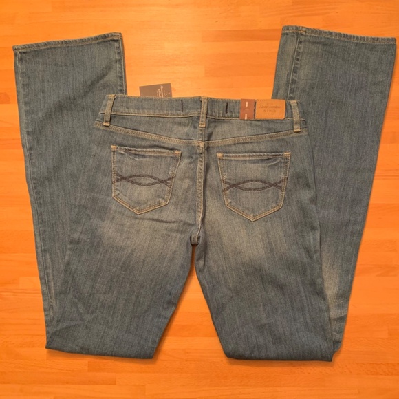 Abercrombie & Fitch Emma Distressed Perfect Stretch Bootcut Jeans 4L - Picture 7 of 12